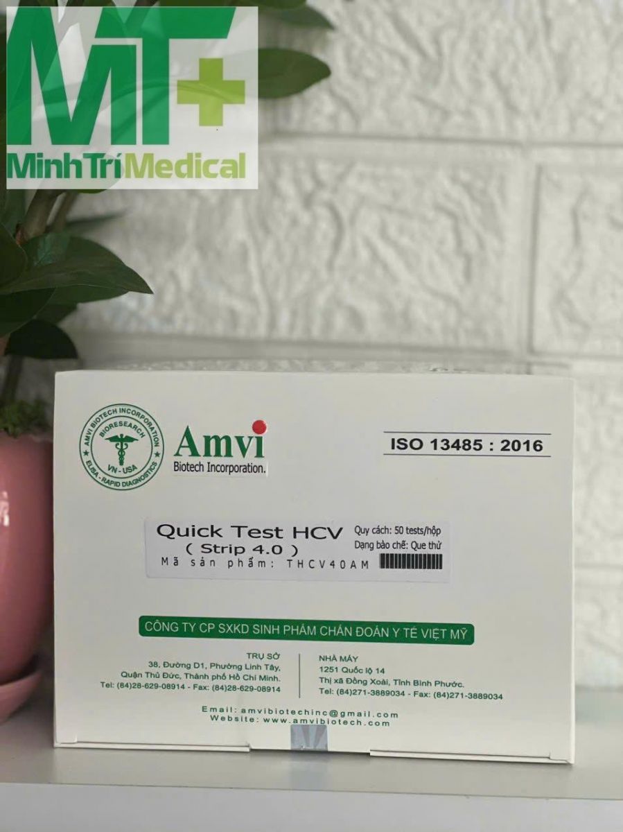 Amvi Quick Test HCV (Strip 4.0) - Test Viêm gan C