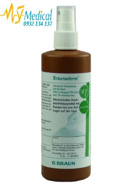 Dung dịch sát trùng da nhanh Braunoderm 250ml