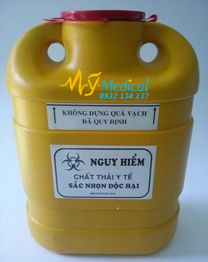 Bình Hủy Kim Tiêm Y Tế 6.8 Lít