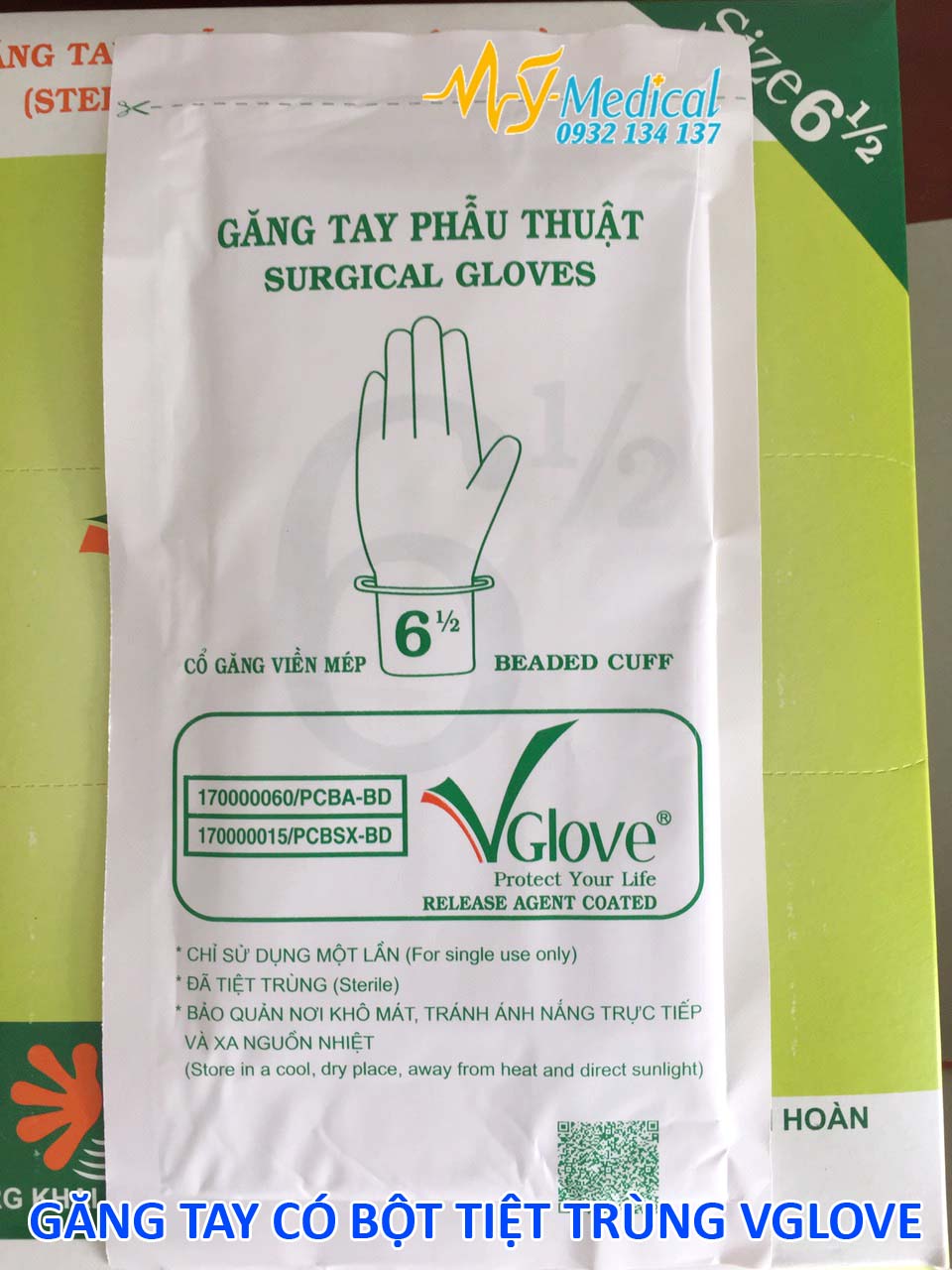 Găng tay phẫu thuật tiệt trùng VGlove