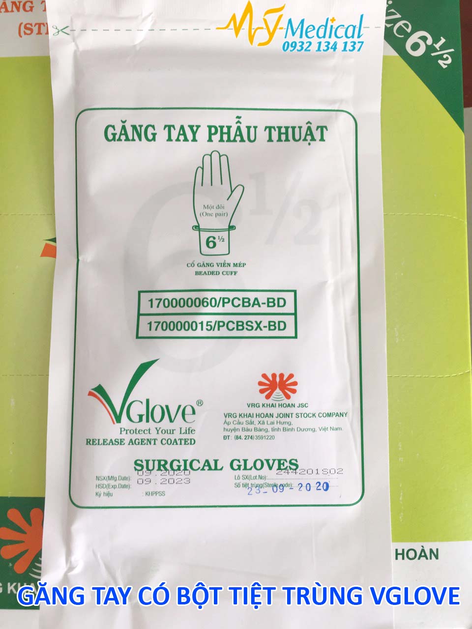 Găng tay phẫu thuật tiệt trùng VGlove