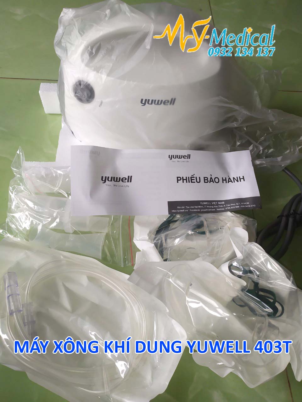 Máy Xông Mũi Họng YUWELL 403T